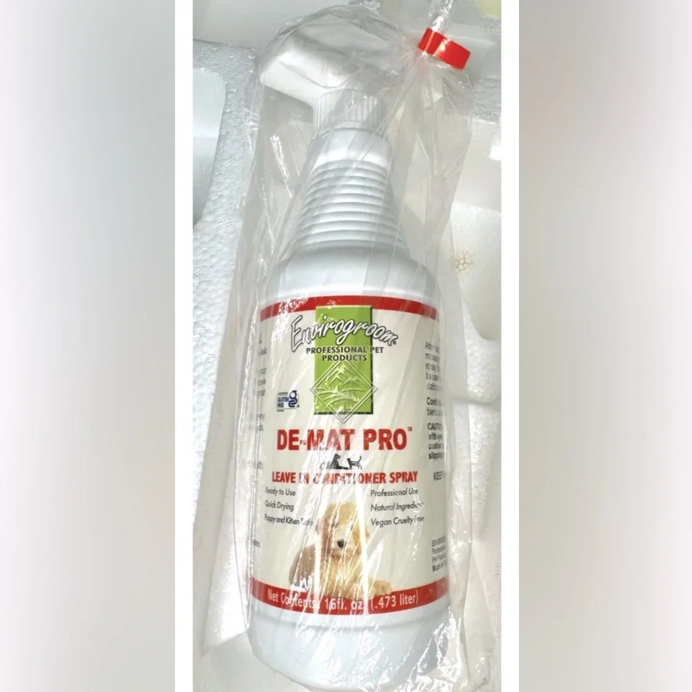 🚿ENVIROGROOM🚿 PROFESSIONAL DE-MAT PRO PET LEAVE IN CONDITIONER NIP